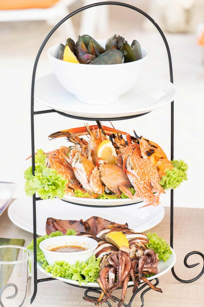 Garden Cliff Pattaya รีวิว seafood set