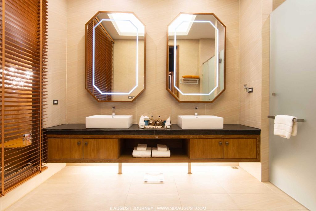 รีวิว La Miniera Pool Villas Pattaya ห้องน้ำ