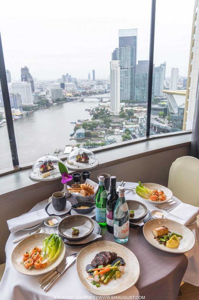 Millennium Hilton Bangkok รีวิว อาหารเย็น