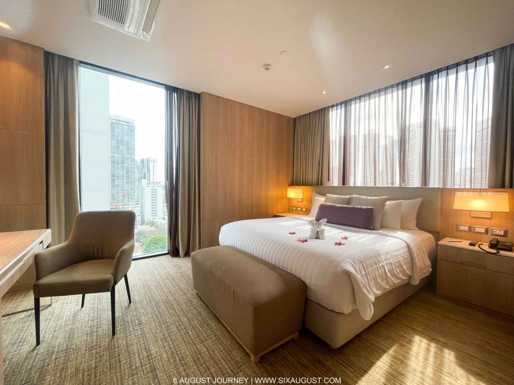 Skyview Hotel Bangkok รีวิว ห้องนอน