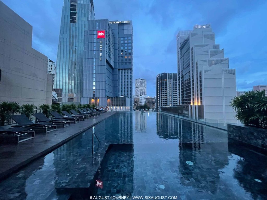 Skyview Hotel Bangkok รีวิว สระว่ายน้ำ