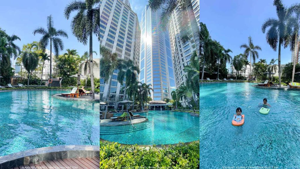 Conrad Bangkok รีวิว สระว่ายน้ำ