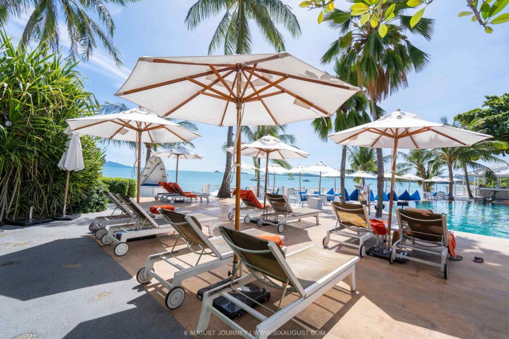 Anantara Bophut Koh Samui Resort รีวิว สระว่ายน้ำ