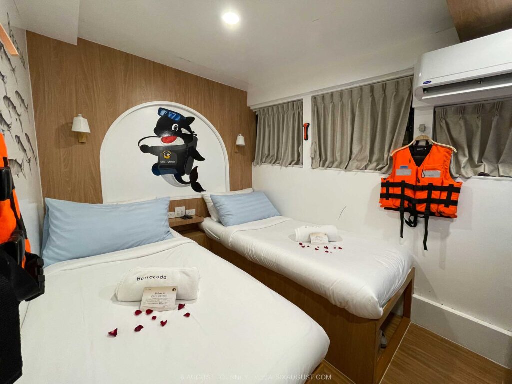 Orca Oktavia  Liveaboard ห้องนอน